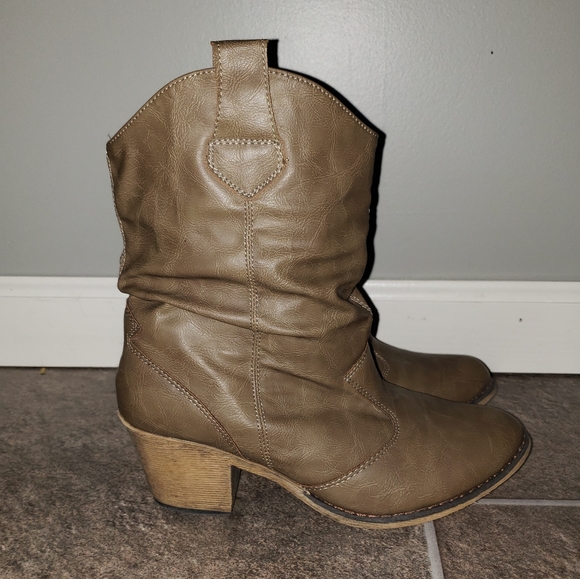 Brown Booties - Picture 2 of 3